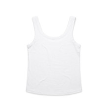 Wo's Soft Singlet – Singlets – AS Colour – available in WHITE – thumbnail 4 of 7