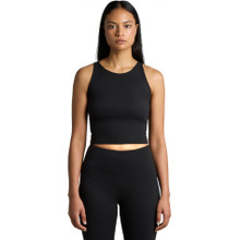 Wo's Active Crop Tank – Singlets – AS Colour – available in BLACK, INK BLUE, SHADOW – thumbnail 11 of 12