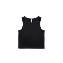 Wo's Active Crop Tank – Singlets – AS Colour – available in BLACK, INK BLUE, SHADOW – thumbnail 1 of 12