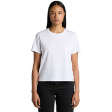 Wo's Maple Minus Tee [-8cm] 4025 – T Shirts – AS Colour – available in BLACK, WHITE – thumbnail 9 of 10