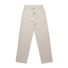 Wo's Linen Pants – Pants – AS Colour – available in NATURAL – thumbnail 1 of 5