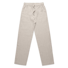 Wo's Linen Pants – Pants – AS Colour – available in NATURAL – thumbnail 3 of 5