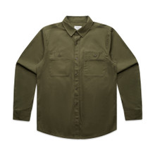 Work Shirt – Shirts – AS Colour – available in ARMY – thumbnail 8 of 9