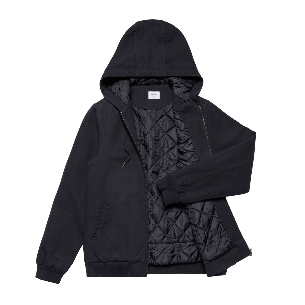 Canvas Bomber Hood Jacket | 5532