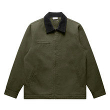 Canvas Cord Collar Jacket – Jackets – AS Colour – available in ARMY, INK BLUE – thumbnail 1 of 10