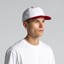 Class Cord Two-Tone Cap – Baseball Caps – AS Colour – available in WHITE/CARDINAL – thumbnail 29 of 29