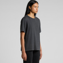 Wo's Stone Wash Heavy Tee – T Shirts – AS Colour – available in BLACK STONE, GREY STONE – thumbnail 8 of 12