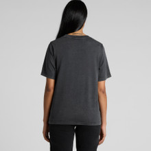 Wo's Stone Wash Heavy Tee – T Shirts – AS Colour – available in BLACK STONE, GREY STONE – thumbnail 10 of 12
