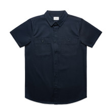 Work S/S Shirt – Shirts – AS Colour – available in ARMY, NAVY – thumbnail 8 of 9