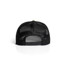 Mesh Contrast Trucker Cap – Trucker Caps – AS Colour – available in BLACK/WHITE, FOREST/BLACK, INK BLUE/WHITE, KHAKI/BLACK and 3 more – thumbnail 2 of 34