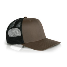 Mesh Contrast Trucker Cap – Trucker Caps – AS Colour – available in BLACK/WHITE, FOREST/BLACK, INK BLUE/WHITE, KHAKI/BLACK and 3 more – thumbnail 31 of 34