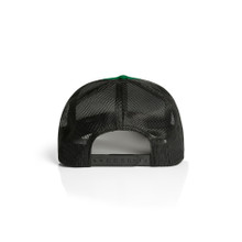 Mesh Contrast Trucker Cap – Trucker Caps – AS Colour – available in BLACK/WHITE, FOREST/BLACK, INK BLUE/WHITE, KHAKI/BLACK and 3 more – thumbnail 8 of 34