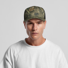 Mesh Contrast Camo Cap – Baseball Caps – AS Colour – available in DESERT CAMO/BLACK, TREE CAMO/BLACK – thumbnail 11 of 14