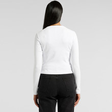 Wo's Organic Rib L/S Tee – T Shirts – AS Colour – thumbnail 9 of 11