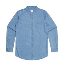 Blue Denim Shirt – Shirts – AS Colour – thumbnail 4 of 5