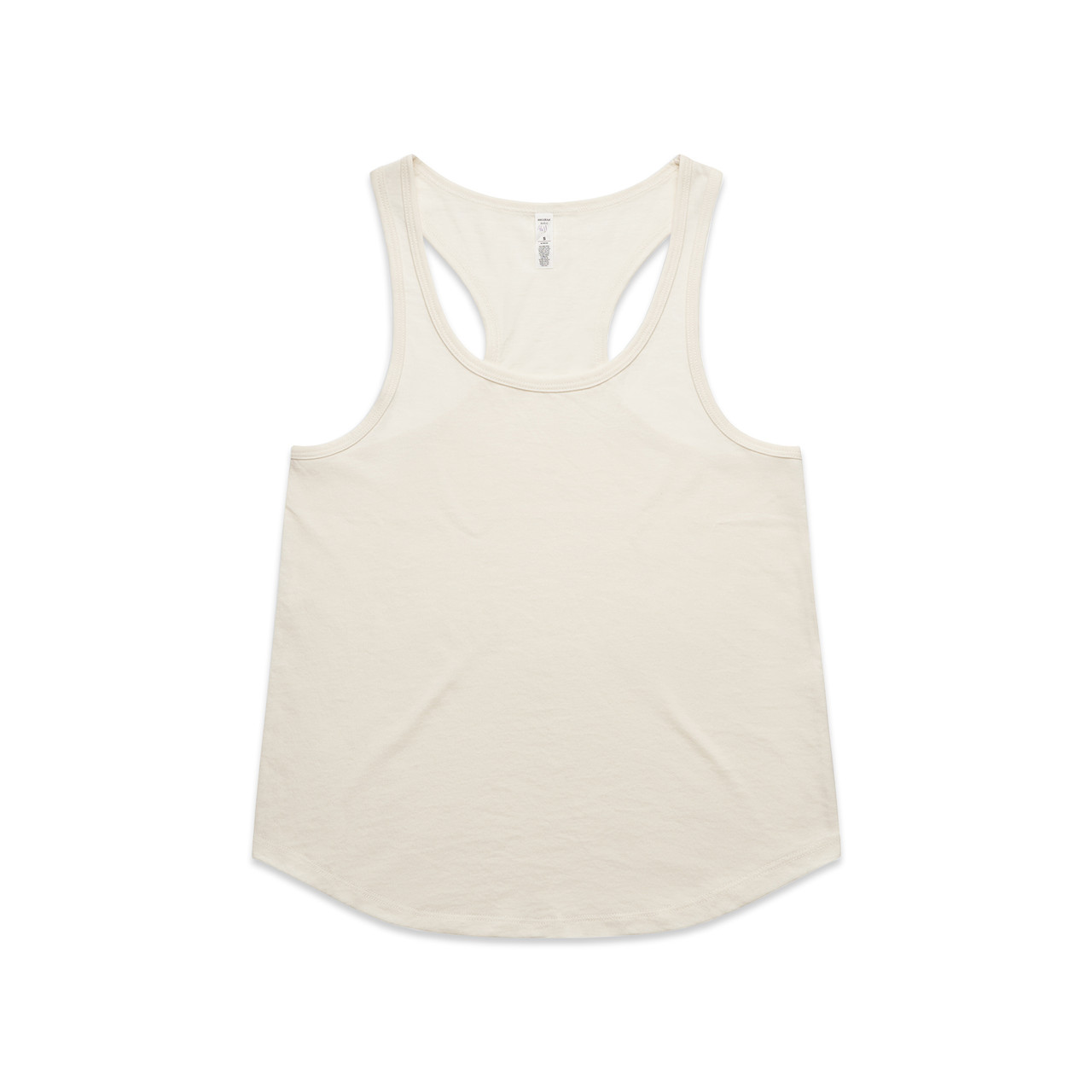 Wo's Maple Active Blend Racerback – T Shirts – AS Colour – available in ECRU – photo 1 of 5