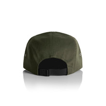 Finn Five Panel Cap – Baseball Caps – AS Colour – available in ARMY, BLACK, NAVY – thumbnail 2 of 19