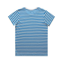 Wo's Maple Stripe Tee – T Shirts – AS Colour – available in BLACK/WHITE, NATURAL/MID BLUE, NAVY/WHITE – thumbnail 4 of 14