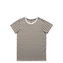 Wo's Maple Stripe Tee – T Shirts – AS Colour – available in BLACK/WHITE, NATURAL/MID BLUE, NAVY/WHITE – thumbnail 11 of 14