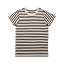 Wo's Maple Stripe Tee – T Shirts – AS Colour – available in BLACK/WHITE, NATURAL/MID BLUE, NAVY/WHITE – thumbnail 5 of 14