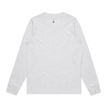 Wo's Dice L/S Tee – T Shirts – AS Colour – available in ASH HEATHER, WHITE – thumbnail 1 of 11