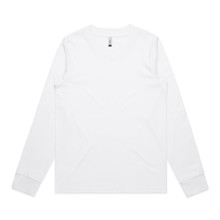 Wo's Dice L/S Tee – T Shirts – AS Colour – available in ASH HEATHER, WHITE – thumbnail 6 of 11