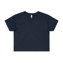 Wo's Crop Tee – T Shirts – AS Colour – available in BLACK, BUTTER, ECRU, ORCHID and 5 more – thumbnail 23 of 46