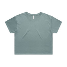 Wo's Crop Tee – T Shirts – AS Colour – available in BLACK, BUTTER, ECRU, ORCHID and 5 more – thumbnail 19 of 46