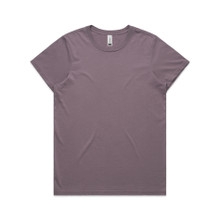 Wo's Maple Faded Tee – T Shirts – AS Colour – available in FADED BLACK, FADED MAUVE, FADED MUSTARD, FADED ROSE – thumbnail 8 of 19