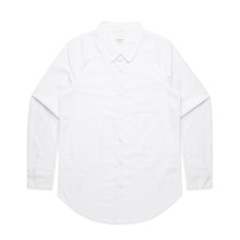 Wo's Oxford Shirt – Shirts – AS Colour – available in BLACK, LIGHT BLUE, WHITE – thumbnail 7 of 12