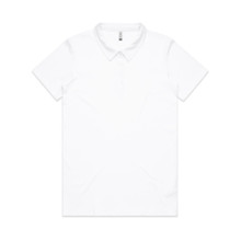 Wo's Amy Polo – Polo Shirts – AS Colour – available in BLACK, GREY MARLE, NAVY, WHITE – thumbnail 9 of 14