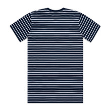 Staple Stripe Tee – T Shirts – AS Colour – available in BLACK/WHITE, NATURAL/MID BLUE, NAVY/WHITE – thumbnail 8 of 14
