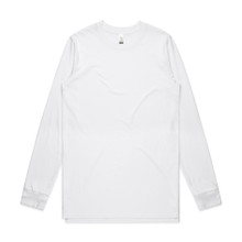 Base Organic L/S Tee – T Shirts – AS Colour – available in BLACK, NATURAL, WHITE – thumbnail 5 of 9