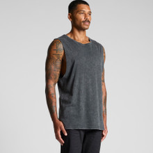 Stone Wash Barnard Tank – Singlets – AS Colour – available in ASH STONE, BLACK STONE, BLUE STONE, MOSS STONE and 1 more – thumbnail 12 of 16
