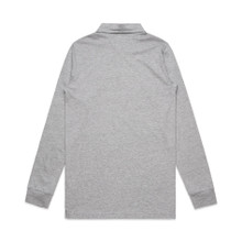 Chad L/S Polo – Polo Shirts – AS Colour – available in BLACK, GREY MARLE – thumbnail 4 of 10