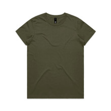 Wo's Maple Tee – T Shirts – AS Colour – available in BERRY, BLACK, BURGUNDY, BUTTER and 7 more – thumbnail 1 of 108