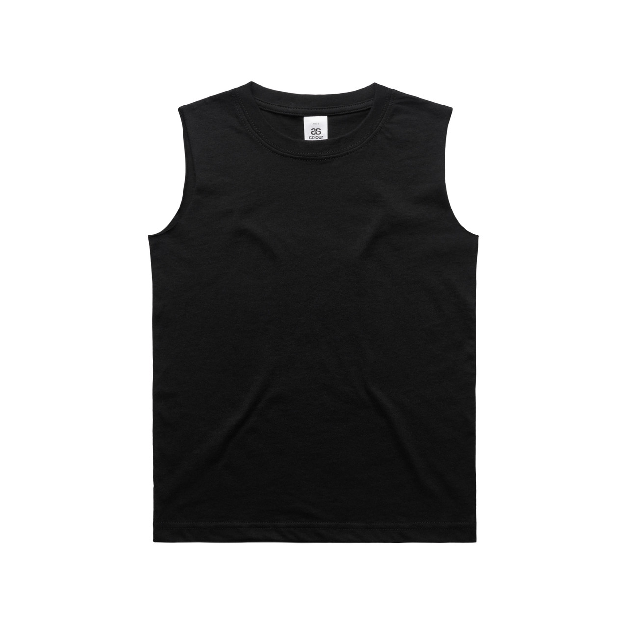 Kids Barnard Tank – Singlets – AS Colour – available in BLACK, GREY MARLE, NAVY, WHITE – photo 1 of 15