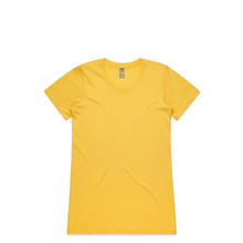 Wo's Wafer Tee – T Shirts – AS Colour – available in CANARY YELLOW, DARK CHOCOLATE, FERN GREEN, GREY MARLE and 2 more – thumbnail 28 of 30