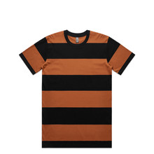 Wide Stripe Tee – T Shirts – AS Colour – available in COPPER/BLACK – thumbnail 3 of 5