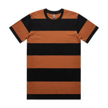 Wide Stripe Tee – T Shirts – AS Colour – available in COPPER/BLACK – thumbnail 1 of 5