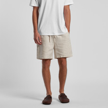 Linen Shorts 18" – Shorts – AS Colour – available in BLACK, NATURAL – thumbnail 14 of 14
