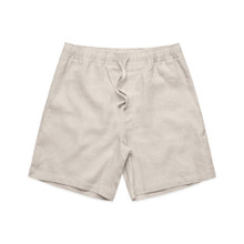 Linen Shorts 18" – Shorts – AS Colour – available in BLACK, NATURAL – thumbnail 7 of 14
