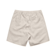 Linen Shorts 18" – Shorts – AS Colour – available in BLACK, NATURAL – thumbnail 8 of 14