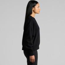 Wo's Heavy Crew – Pullovers – AS Colour – available in BLACK, ECRU, PINE GREEN – thumbnail 5 of 10