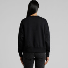 Wo's Heavy Crew – Pullovers – AS Colour – available in BLACK, ECRU, PINE GREEN – thumbnail 8 of 10