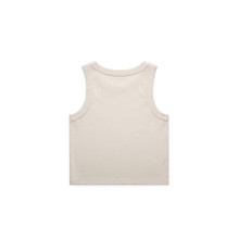 Wo's Organic Rib Crop Tank – Singlets – AS Colour – available in ARMY, BLACK, BONE, HAZY PINK and 3 more – thumbnail 6 of 28
