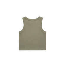 Wo's Organic Rib Crop Tank – Singlets – AS Colour – available in ARMY, BLACK, BONE, HAZY PINK and 3 more – thumbnail 10 of 28