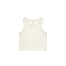 Wo's Organic Rib Crop Tank – Singlets – AS Colour – available in ARMY, BLACK, BONE, HAZY PINK and 3 more – thumbnail 7 of 28