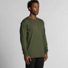 Staple L/S Tee – T Shirts – AS Colour – available in ARMY, ASH HEATHER, BLACK, BONE and 3 more – thumbnail 26 of 32