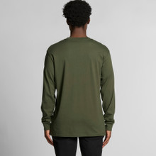 Staple L/S Tee – T Shirts – AS Colour – available in ARMY, ASH HEATHER, BLACK, BONE and 3 more – thumbnail 30 of 32